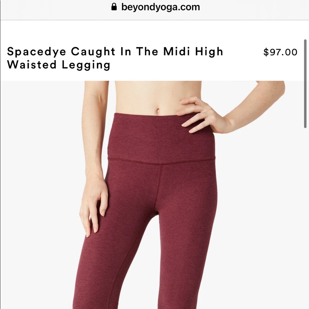 Beyond yoga spacedye highrise midi length leggings